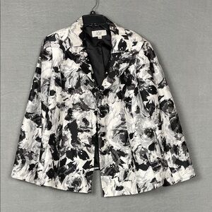 L'Wren Scott Monochrome Floral Blazer